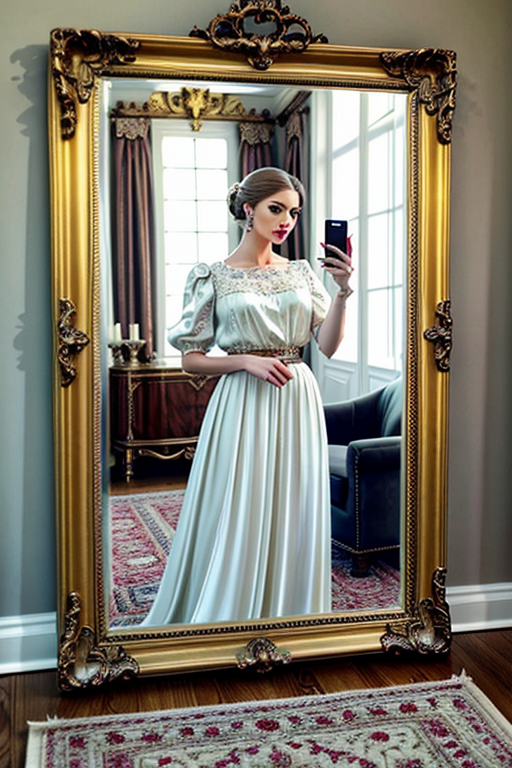 mirror selfie girl images