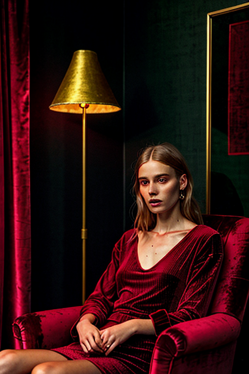 red eyes pic girl aesthetic